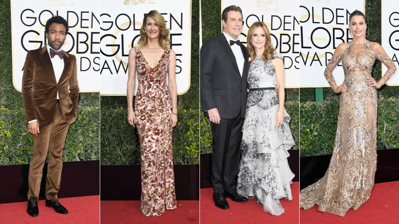 Illustration for article titled Here's Every Look from the 74th Annual Golden Globes Red Carpet. Awards Season Is Here!